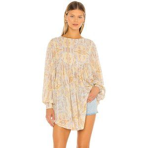 Free People This is It Tunic Parchment Cream XS